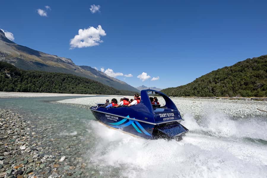 From Queenstown: Dart River Wilderness Jet Boat Experience - From Queenstown to Glenorchy, the journey starts early