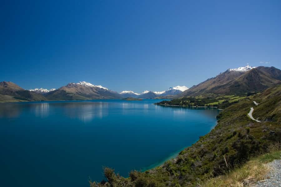From Queenstown: Lord Of The Rings Tour to Glenorchy - 12 Mile Delta: a gentle start beside clear water