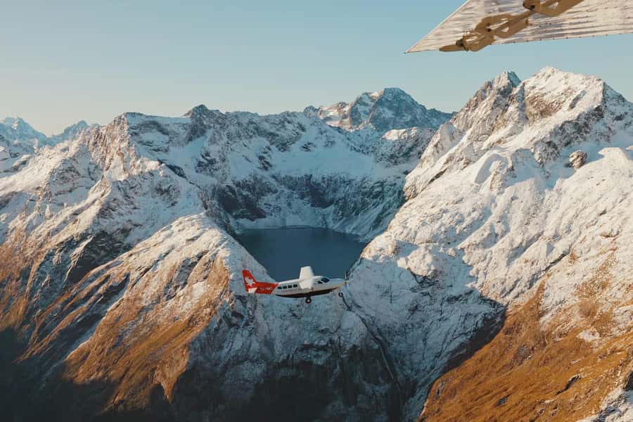 From Queenstown: Milford Sound Coach, Cruise, Scenic Flight - Cruising the full length of Milford Sound