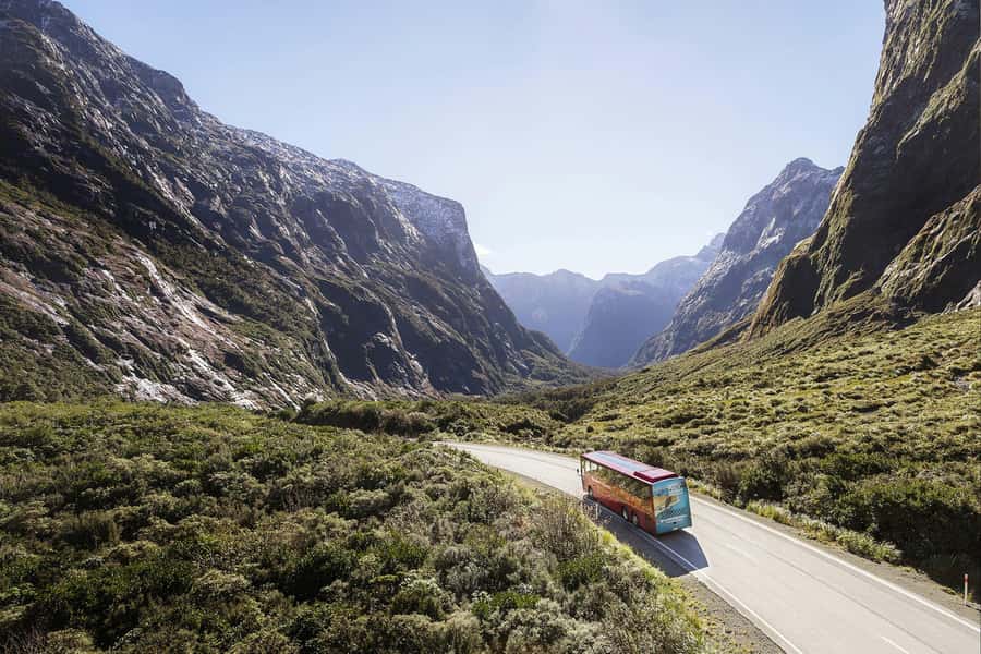 From Queenstown: Milford Sound Coach, Cruise, Scenic Flight - Setting out from Queenstown on the Milford Road