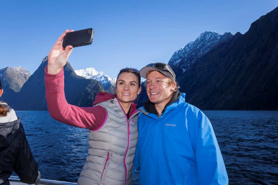 From Queenstown: Milford Sound Day Trip with Cruise & Flight - Beyond St Annes Point toward the Tasman Sea