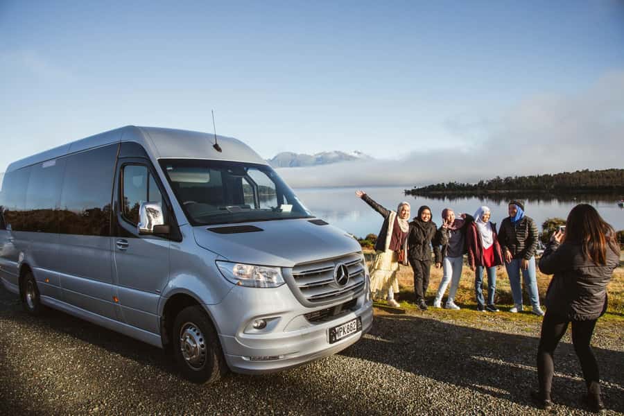 From Queenstown: Milford Sound Day Trip with Cruise & Flight - Starting in Queenstown with a small-group van