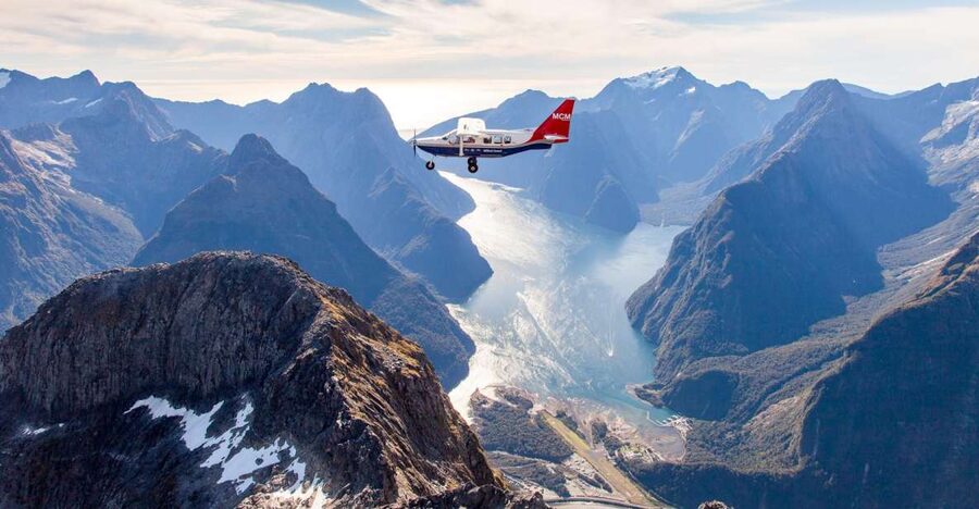 From Queenstown: Milford Sound Full-Day Trip by Plane & Boat - The return flight takes a different route