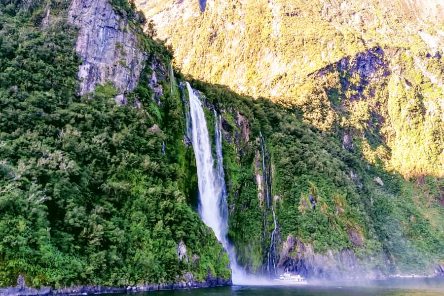 From Queenstown: Milford Sound Premium Day Tour and Cruise - Rain, comfort, and child-seat details