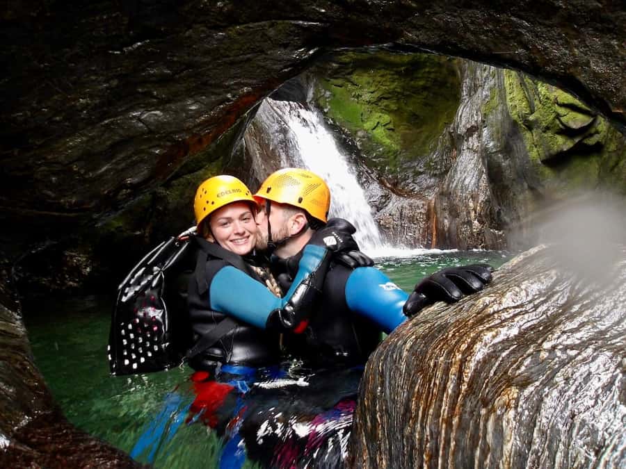 From Queenstown: Mount Aspiring Full-Day Canyoning Adventure - Four hours inside the canyon
