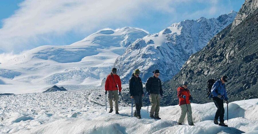 From Queenstown: Mount Cook Heli-Hike and Bus Tour Combo - Salmon, fruit, and the long ride home