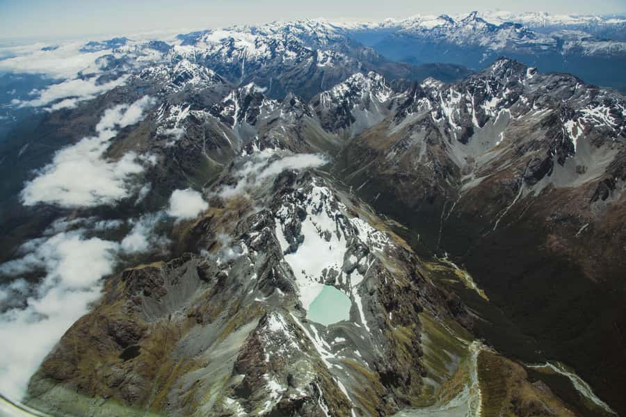 From Queenstown: Scenic Flight to Milford Sound - Seeing Milford Sound from above