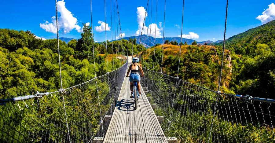 From Queenstown: 'Valley of the Vines' Wine and Bike Tour - Brunch at AB Bakeries and the first food stop