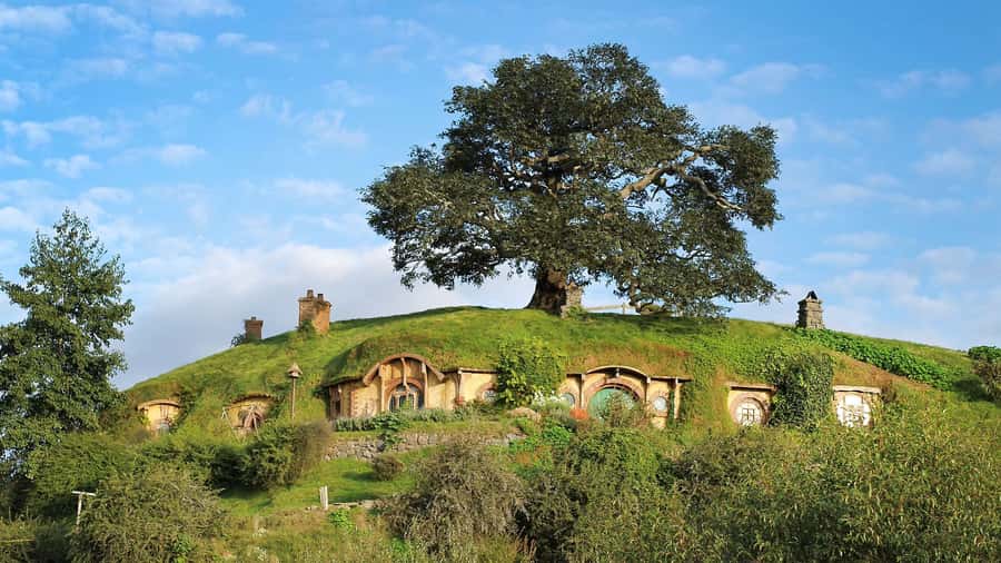 From Rotorua: Hobbiton Movie Set Tour with Festive Lunch - The Green Dragon Inn and the double arched bridge