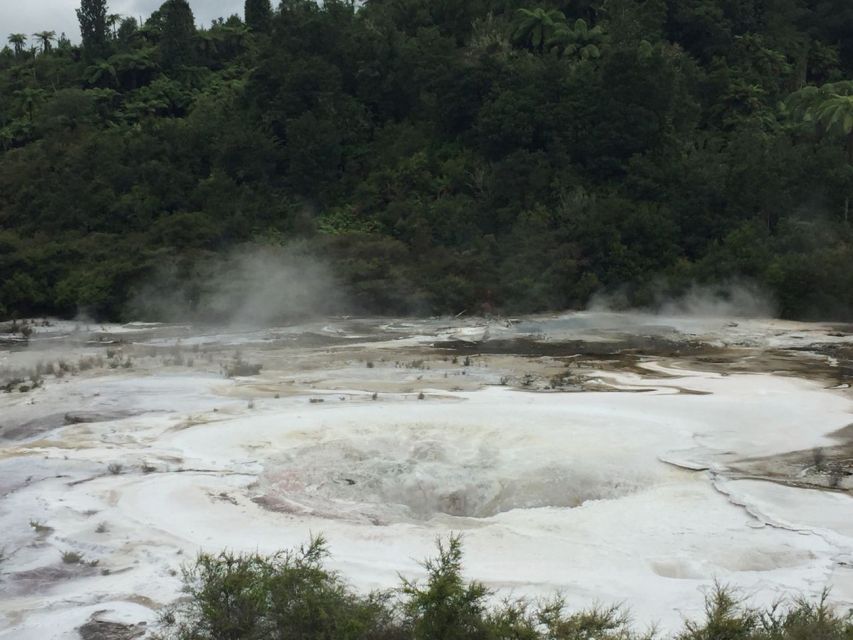 From Rotorua: Taupo Day Trip with Orakei Korako or Waiotapu - Orakei Korako: a boat ride into steaming ground