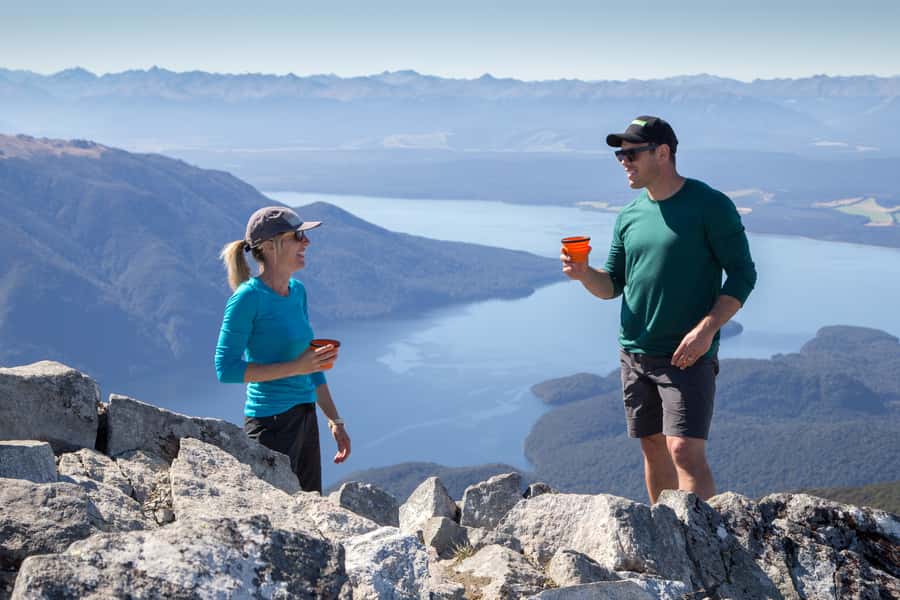 From Te Anau: Full Day Kepler Track Guided Heli-Hike - The water taxi back across Lake Te Anau