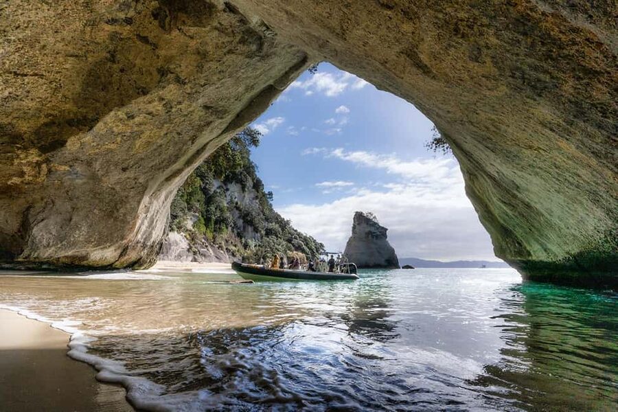 From Whitianga: Cathedral Cove Cruise with Snorkeling - A fast start from Whitianga Wharf
