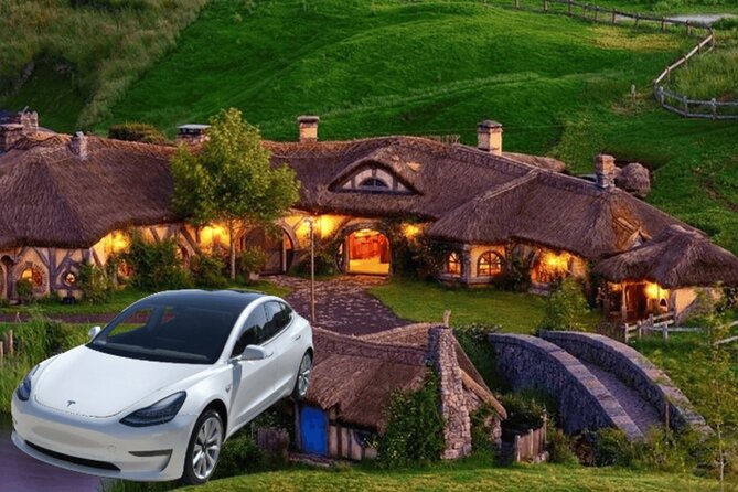 Full-Day Driver with Tesla Car-Customisable North Island Tour - The main choice: Hobbiton, Waitomo, or Rotorua