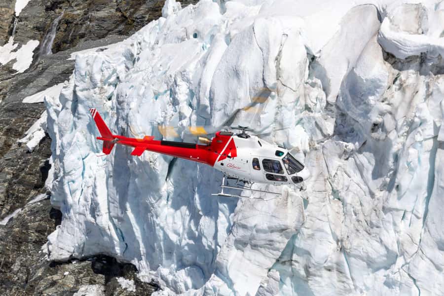 Glacier Explorer & Earnslaw Burn Helicopter Flight - Mt Aspiring National Park from the air
