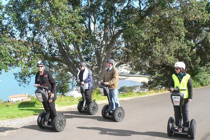 Guided North Head Fort Segway Tour in Devonport Auckland - Riding through Devonport village