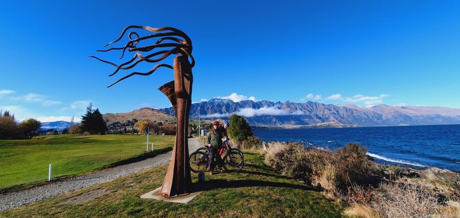 Guided Scenic E-bike Tour - Ride to the Lake - Sculptures that reward a slower pace