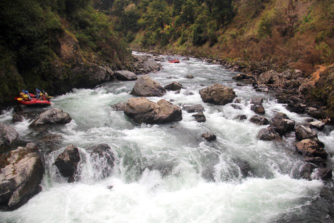 Half Day, Grade 5, White Water Rafting on the Rangitikei River - The scenery comes between the hard work
