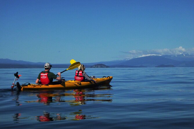 Half-Day Kayak to the Maori Rock Carvings in Lake Taupo - From Acacia Bay to the open water