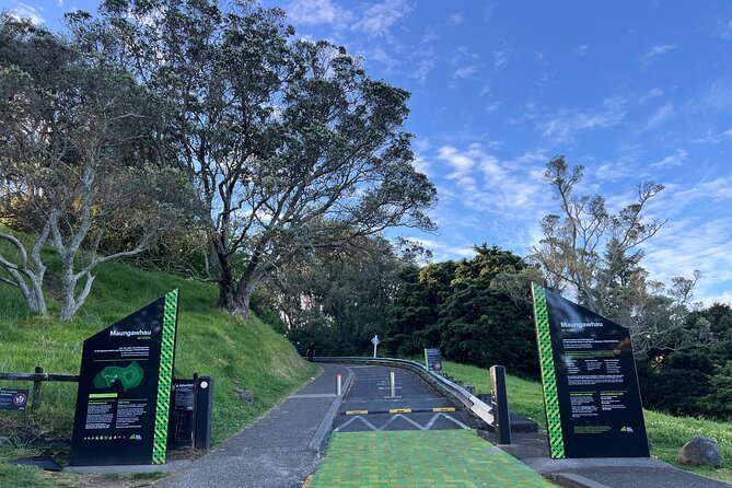 Half-Day Tour: AUCKLAND CITY Highlights with Hotel Pickup - Sky Tower and Harbour Bridge from the road