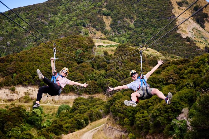 Half Day Zipline Adventure in Kaikoura - The Unimog ride through the Kahutara River