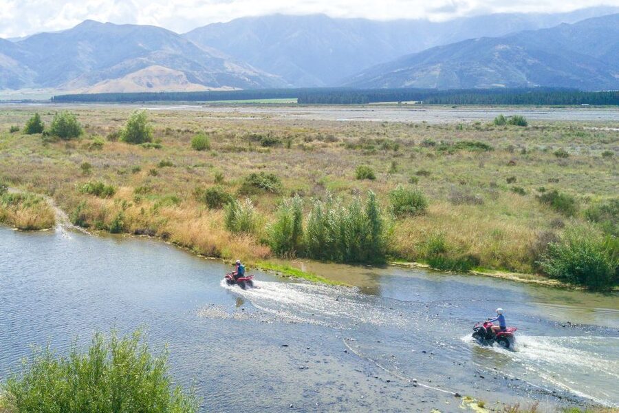 Hanmer Springs 2-Hour Quad Bike Safari - From dirt roads to river crossings