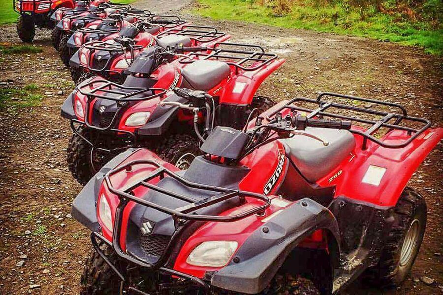 Hanmer Springs 2-Hour Quad Bike Safari - Getting comfortable on the 4WD quad bike