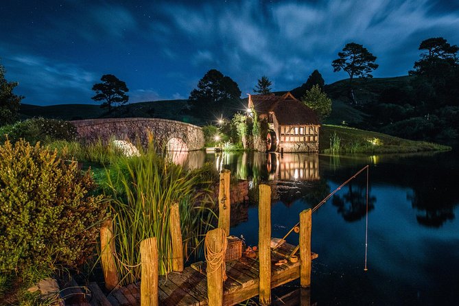 Hobbiton & Waitomo Caves Guided Day Trip from Auckland incl lunch - The Waitomo Glowworm Caves by boat