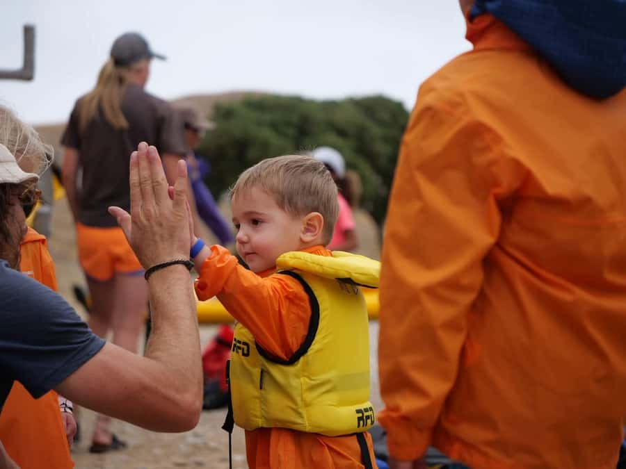 Kaikoura: Guided Family Kayaking Adventure - The briefing and getting fitted out