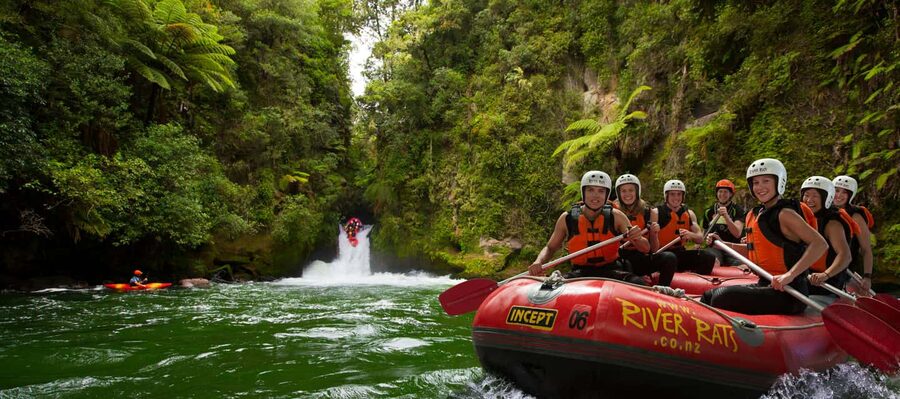Kaituna River Rafting Grade 5 - Getting ready for the water