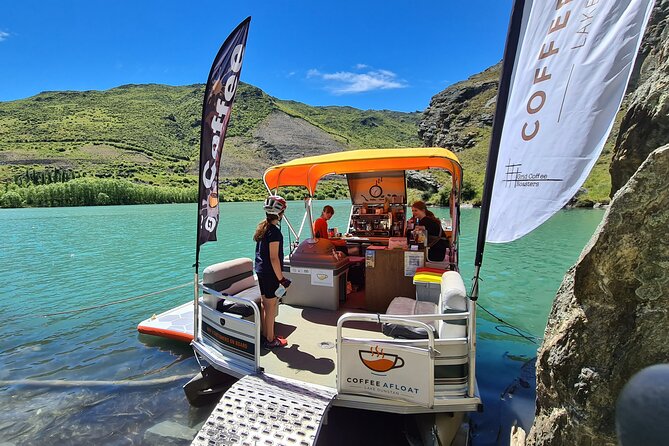 Lake Dunstan E Bike Trail Activity - Coffee and Burger Afloat adds a memorable lunch stop
