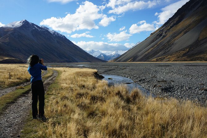 Lake Tekapo Scenic Wilderness Cass Valley Tour - Following the braided river into the backcountry