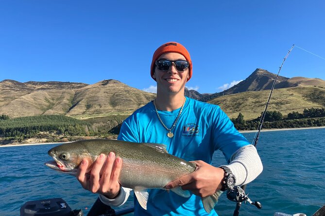 Lake Wānaka: 3 hour Fishing Adventure by Boat - Fishing Lake Wānaka beneath Roys Peak