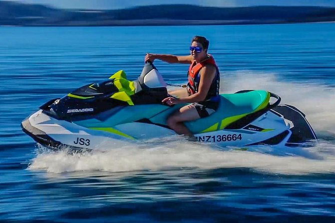 Lakeland Jet Ski Adventure Tour - Lake Wanaka - Following the guide around bays and islands