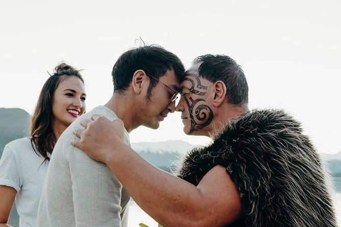 Māori Whakatau Welcome - The wero begins the 45-minute ceremony
