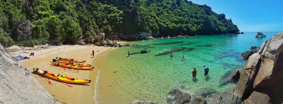 Mārahau: Abel Tasman Marine Reserve Kayak Tour - What it is like for a beginner