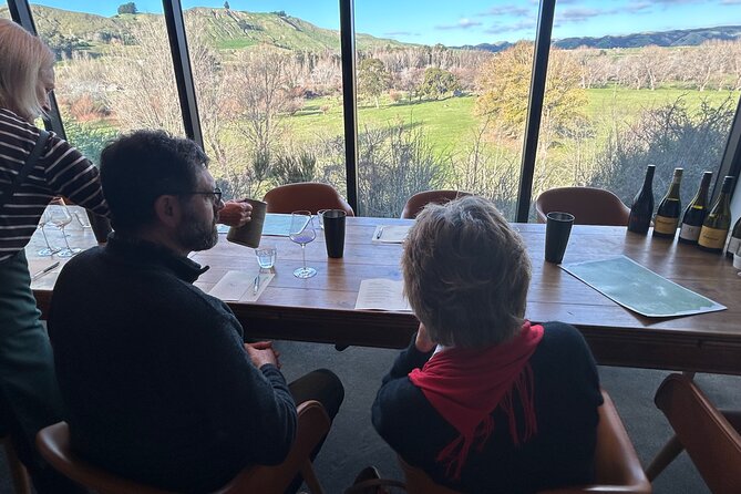 Martinborough Private Food and Wine Tour in Tesla SUV - Lunch and a wine tray at The Runholder