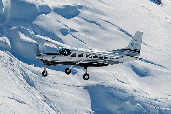 Milford Sound and Big Five Glaciers Scenic Flight - Mt. Aspiring and the first glacier views