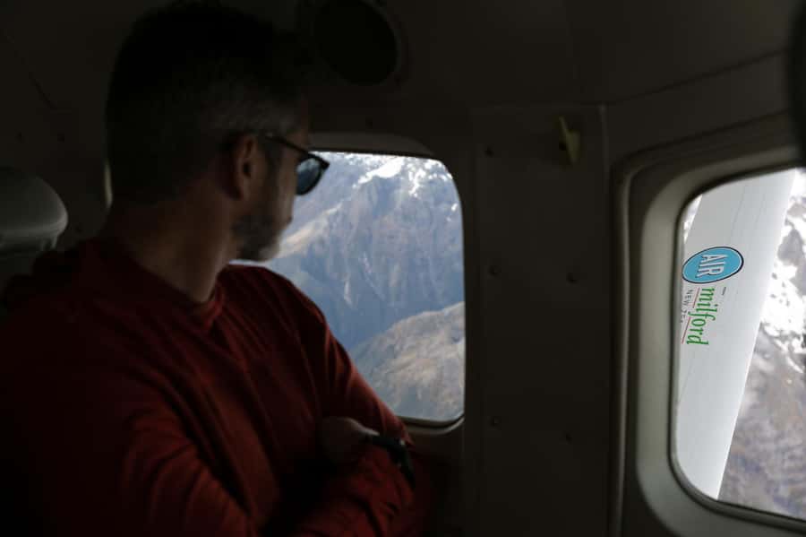 Milford Sound & Big 5 Glaciers Scenic Flight from Queenstown - Milford Sound from a different angle