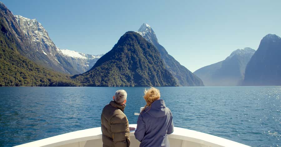 Milford Sound: Boutique Small-Boat Cruise - Seal colonies and the approach to Fairy Falls