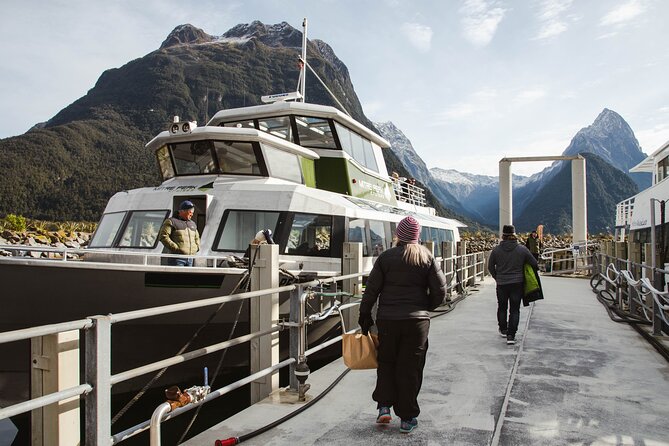 Milford Sound Coach, Cruise and Flight Sightseeing Tour from Queenstown - Entering Milford Sound through Fiordland
