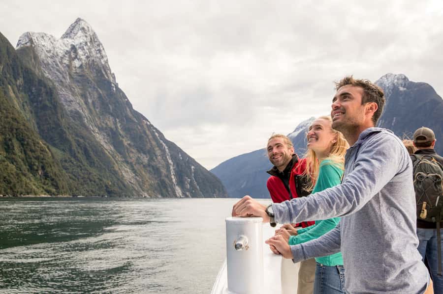 Milford Sound: Nature Cruise - Grand Views & Optional Lunch - Stirling Falls is the close-up moment