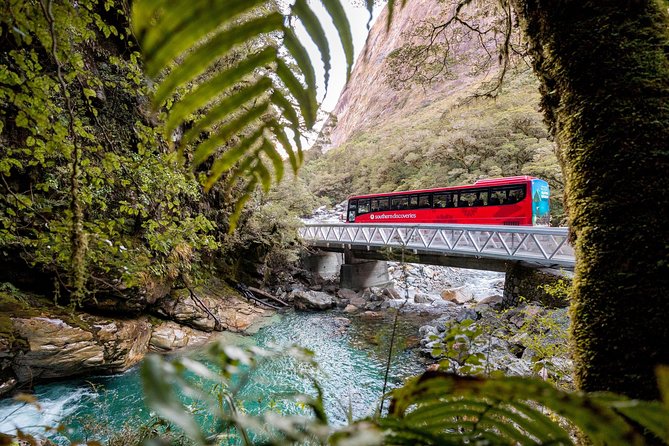 Milford Sound Premium Coach and Cruise with Lunch from Te Anau - Lady Bowen Falls, Stirling Falls, and Mitre Peak