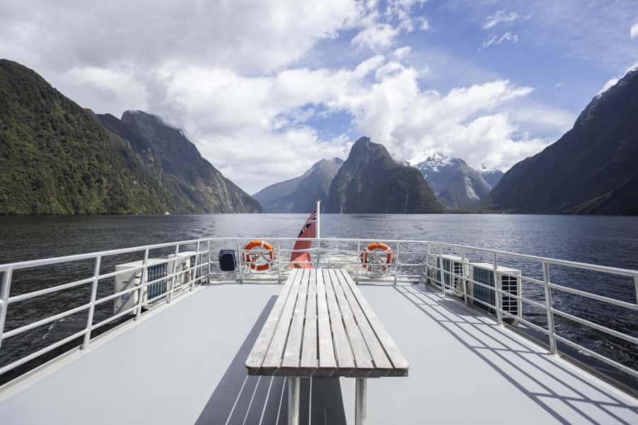 Milford Sound: Premium Small Group Cruise with Canape Lunch - Local canapes with a view of Fiordland