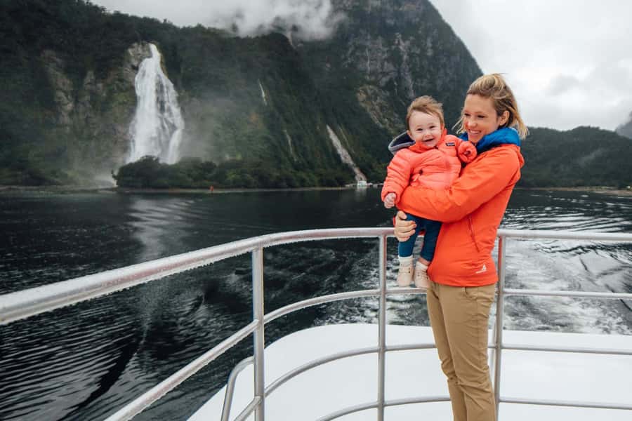 Milford Sound: Waterfalls, Wildlife, and Rainforest Cruise - Three decks, indoor shelter, and practical comfort