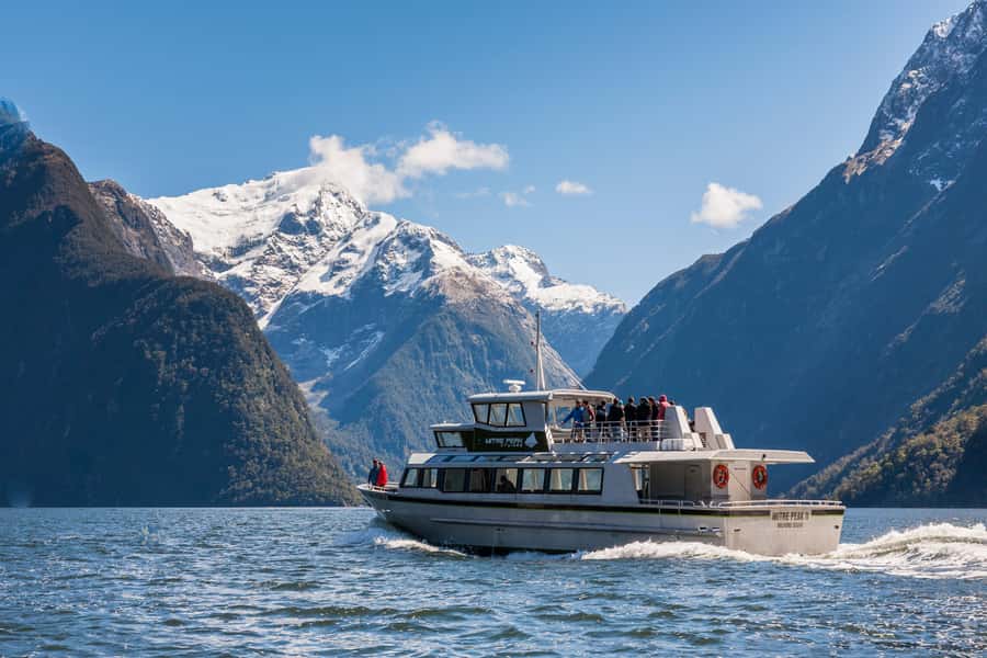 Milford Track: Full Day Guided Hike and Nature Cruise - The two-hour Milford Sound small-boat cruise