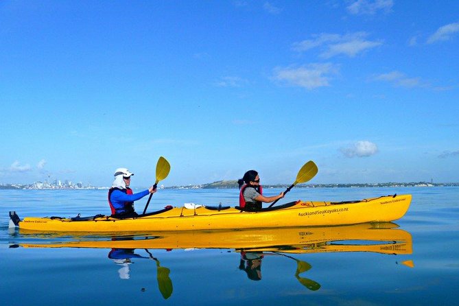Motukorea / Browns Island Sea Kayak Journey - Returning to the Auckland skyline