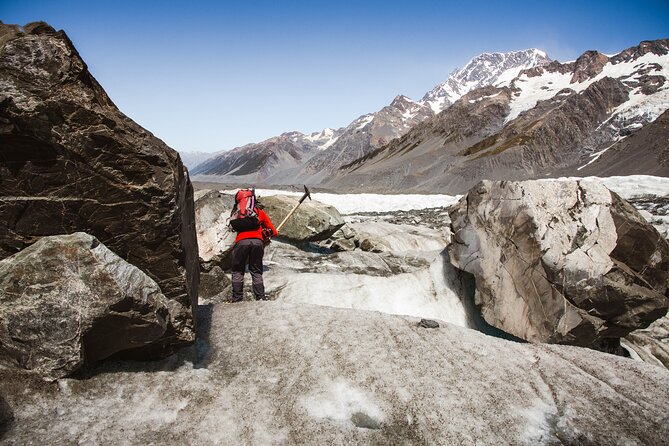 Mount Cook: 3-Hour Tasman Glacier Heli-Hike - From Mount Cook Airport to the glacier