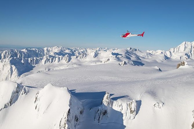 Mount Cook Spectacular Helicopter Flight from Fox Glacier - Franz Josef Glacier from the air