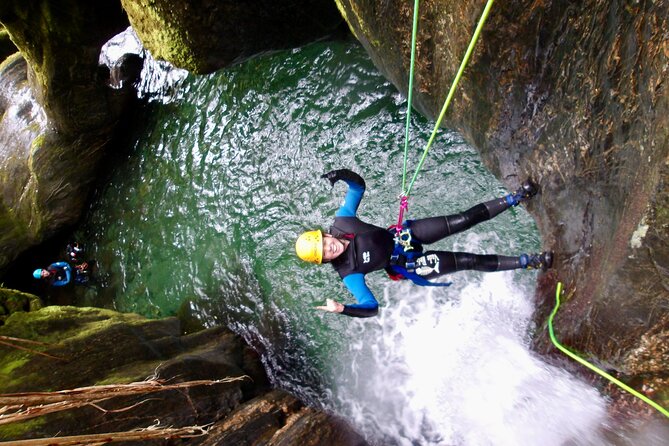 Mt Aspiring Full Day Canyon ex Queenstown or Wanaka - Getting fitted for a real canyon session