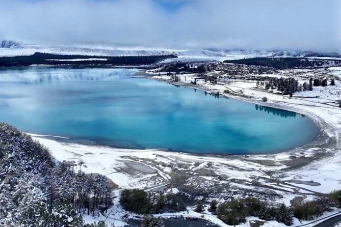 Mt. Cook Full Day Private Tour via Tekapo from Christchurch - Lake Pukaki brings the widest mountain views